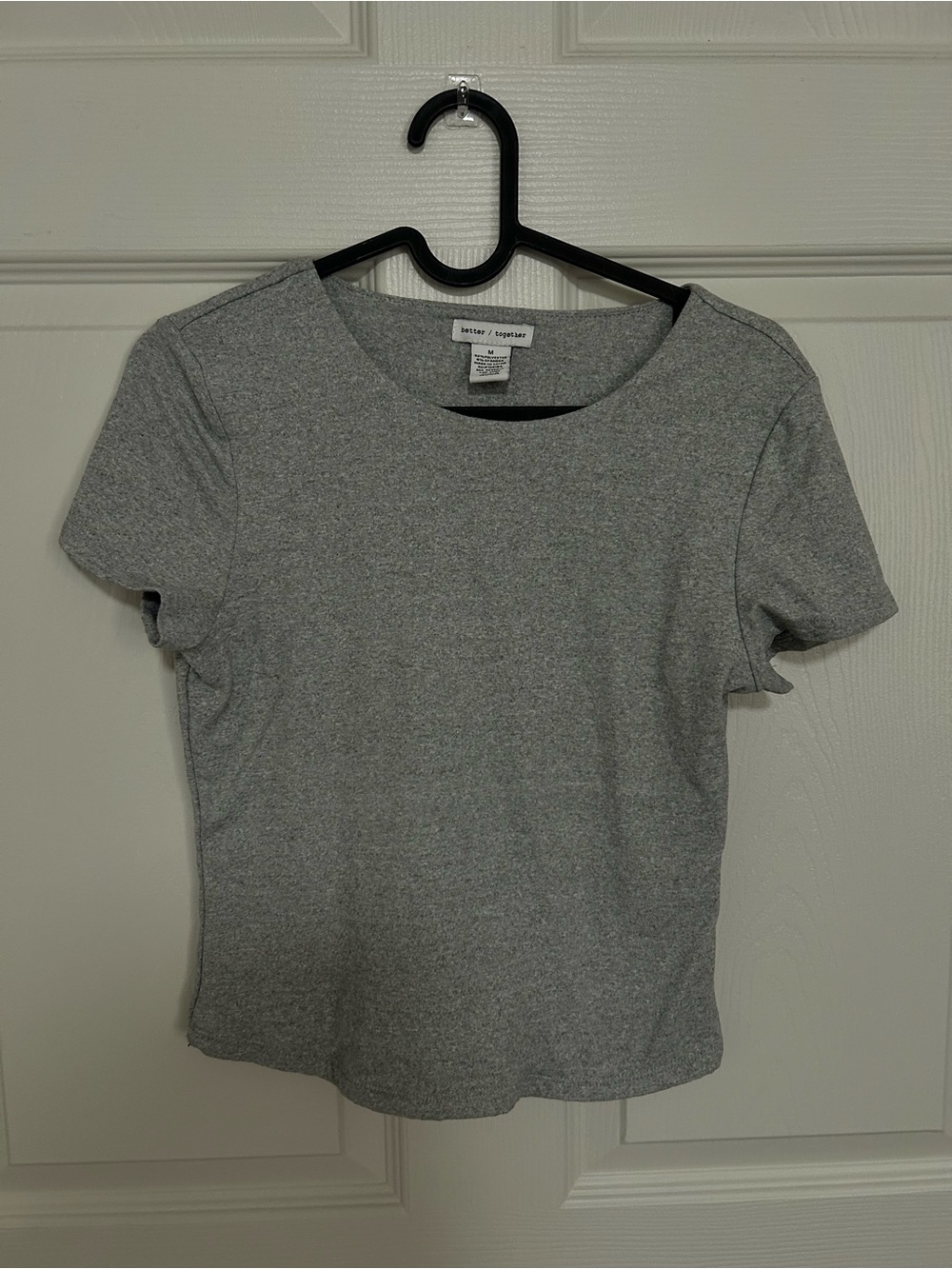 Madewell Whisper Cotton Crewneck Tee in Heather Gray - Women's